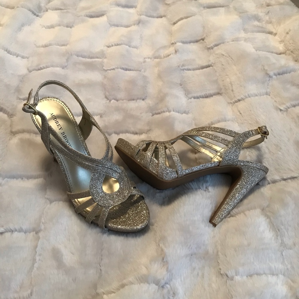 Gold Sparkle Heels